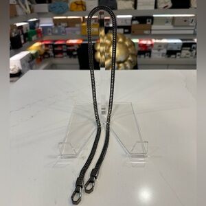 Unbranded gun metal chain for bags